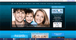 Desktop Screenshot of mooncosmeticdentist.com
